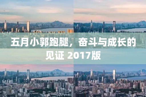 五月小郭跑腿，奋斗与成长的见证 2017版