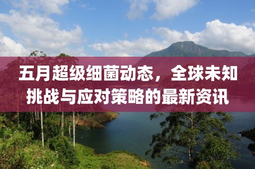 五月超级细菌动态，全球未知挑战与应对策略的最新资讯