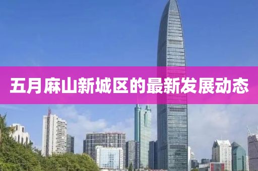 五月麻山新城区的最新发展动态