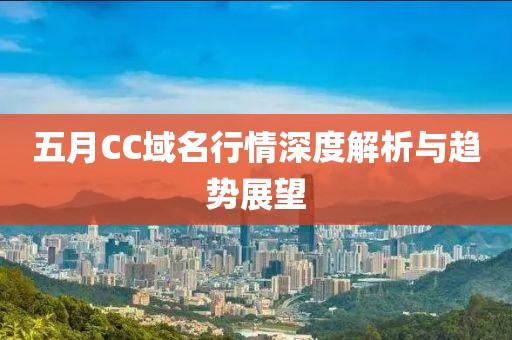 五月CC域名行情深度解析与趋势展望