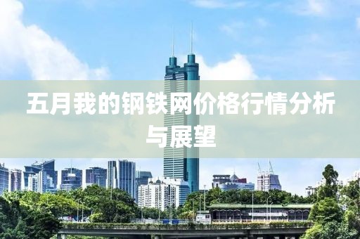 五月我的钢铁网价格行情分析与展望