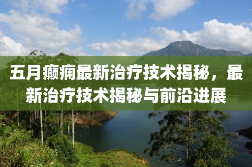 五月癫痫最新治疗技术揭秘，最新治疗技术揭秘与前沿进展
