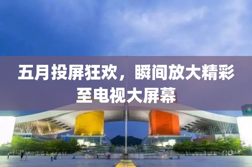 五月投屏狂欢，瞬间放大精彩至电视大屏幕