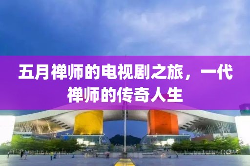 五月禅师的电视剧之旅，一代禅师的传奇人生