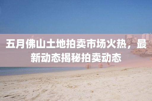 五月佛山土地拍卖市场火热，最新动态揭秘拍卖动态
