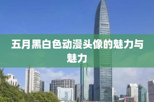 五月黑白色动漫头像的魅力与魅力
