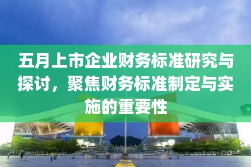 五月上市企业财务标准研究与探讨，聚焦财务标准制定与实施的重要性
