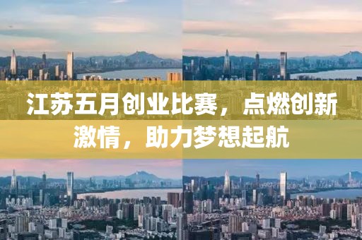 江苏五月创业比赛，点燃创新激情，助力梦想起航