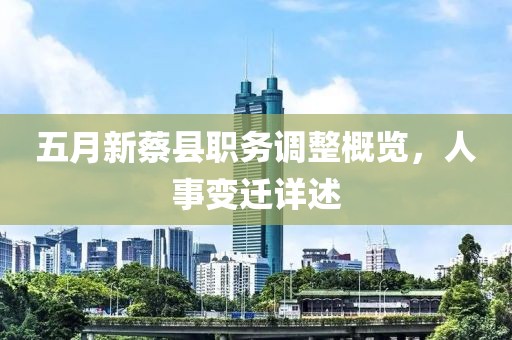 五月新蔡县职务调整概览，人事变迁详述