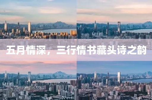 五月情深，三行情书藏头诗之韵
