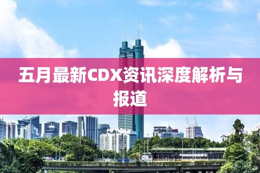 五月最新CDX资讯深度解析与报道