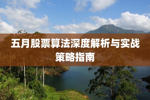 五月股票算法深度解析与实战策略指南