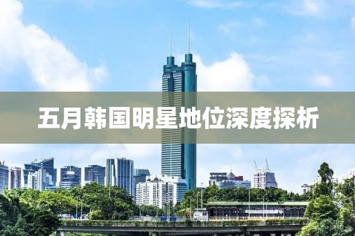 五月韩国明星地位深度探析