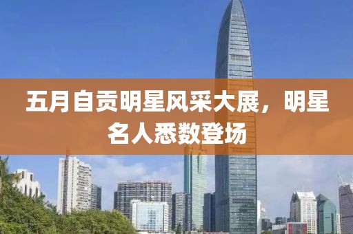 五月自贡明星风采大展，明星名人悉数登场