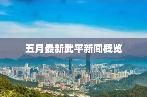 五月最新武平新闻概览