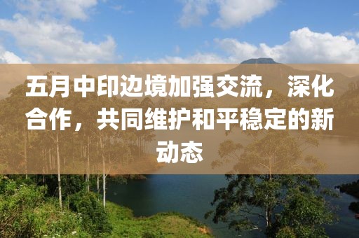 五月中印边境加强交流，深化合作，共同维护和平稳定的新动态