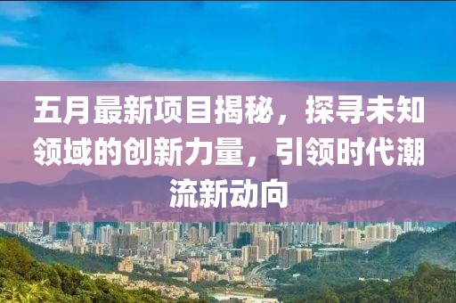 五月最新项目揭秘，探寻未知领域的创新力量，引领时代潮流新动向