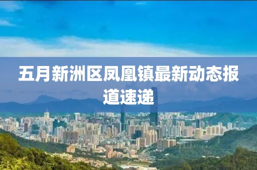 五月新洲区凤凰镇最新动态报道速递