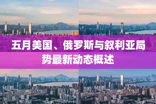 五月美国、俄罗斯与叙利亚局势最新动态概述