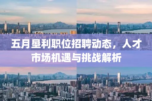五月垦利职位招聘动态，人才市场机遇与挑战解析