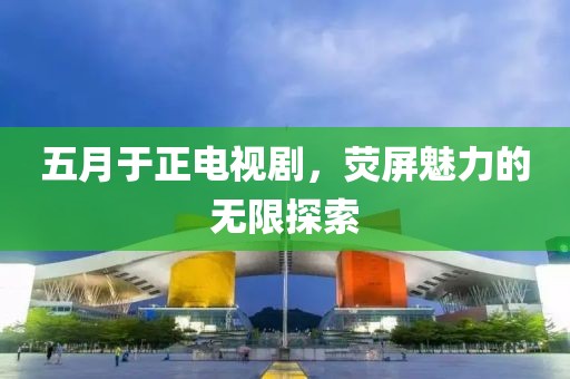五月于正电视剧，荧屏魅力的无限探索